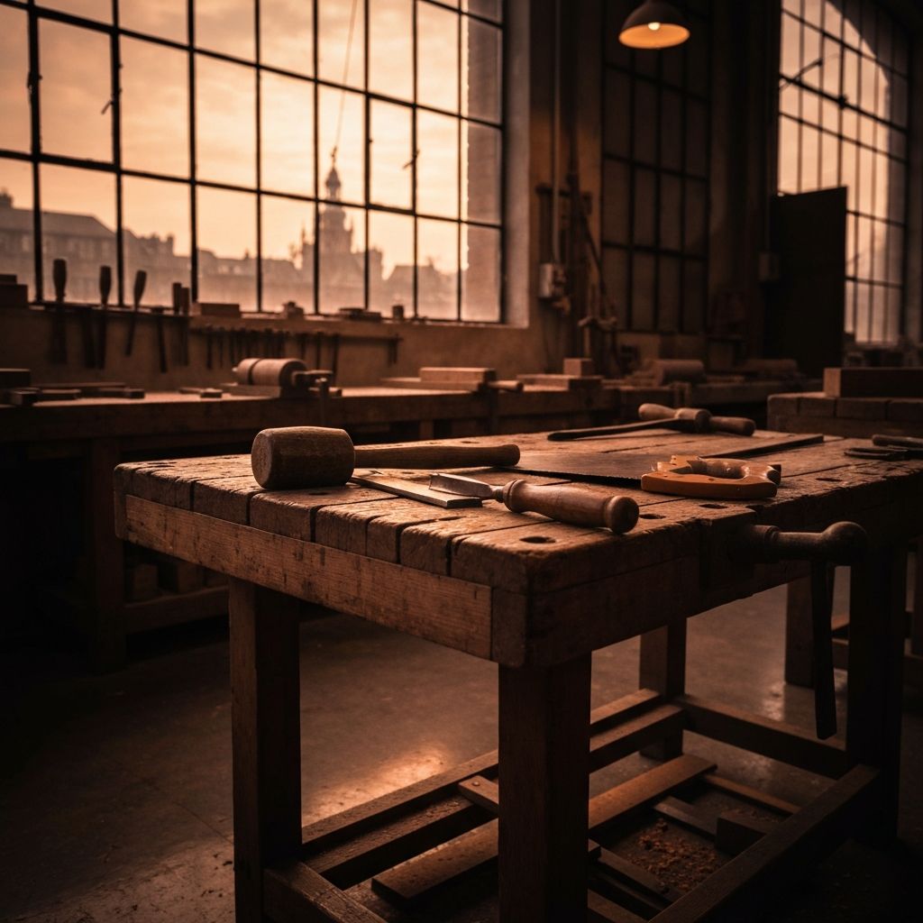 Traditional craftsman workshop
